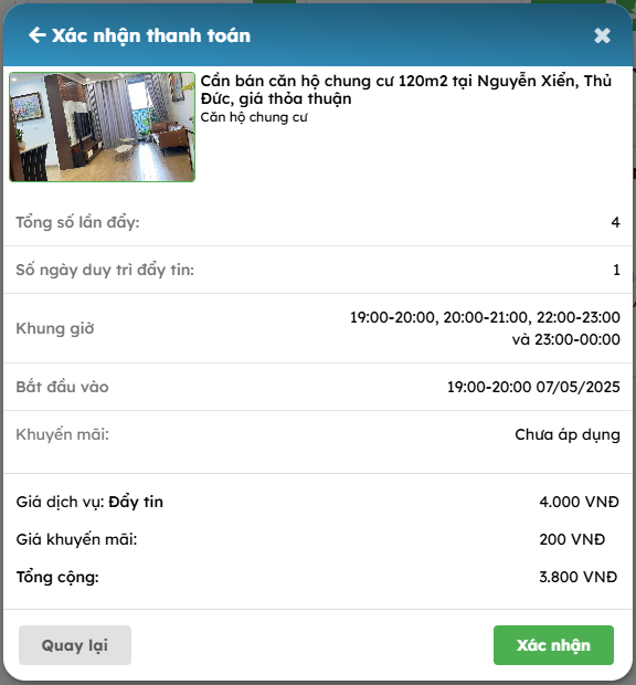 Đẩy tin