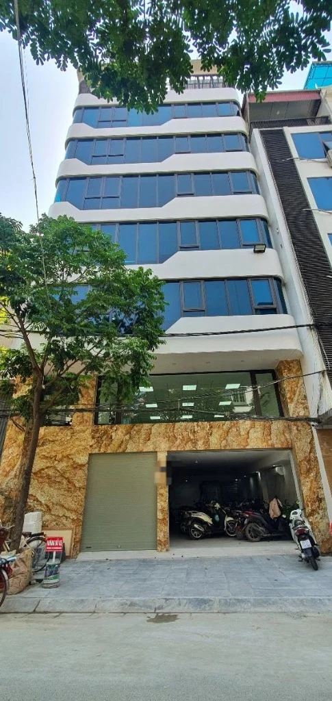 Bán nhà mặt tiền Dương Khuê, Cầu Giấy, DT 100m2, 10 tầng 68 tỷ, thông sàn dòng tiền 2tỷ/năm