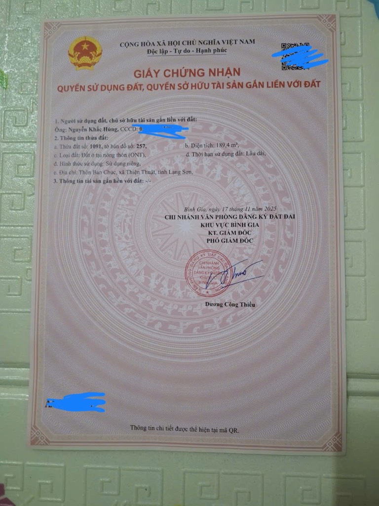 Bán đất nền Bình Gia Lạng Sơn, 190m2 nằm trọn trong khu du lịch Thác Suối Tiên