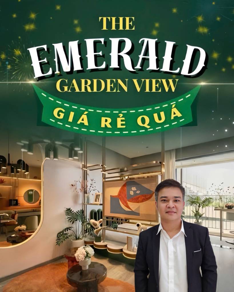 Bán căn hộ Emerald Garden View, căn hộ chuẩn resort giá chỉ từ 1,9 tỷ/căn, hỗ trợ góp, không vay