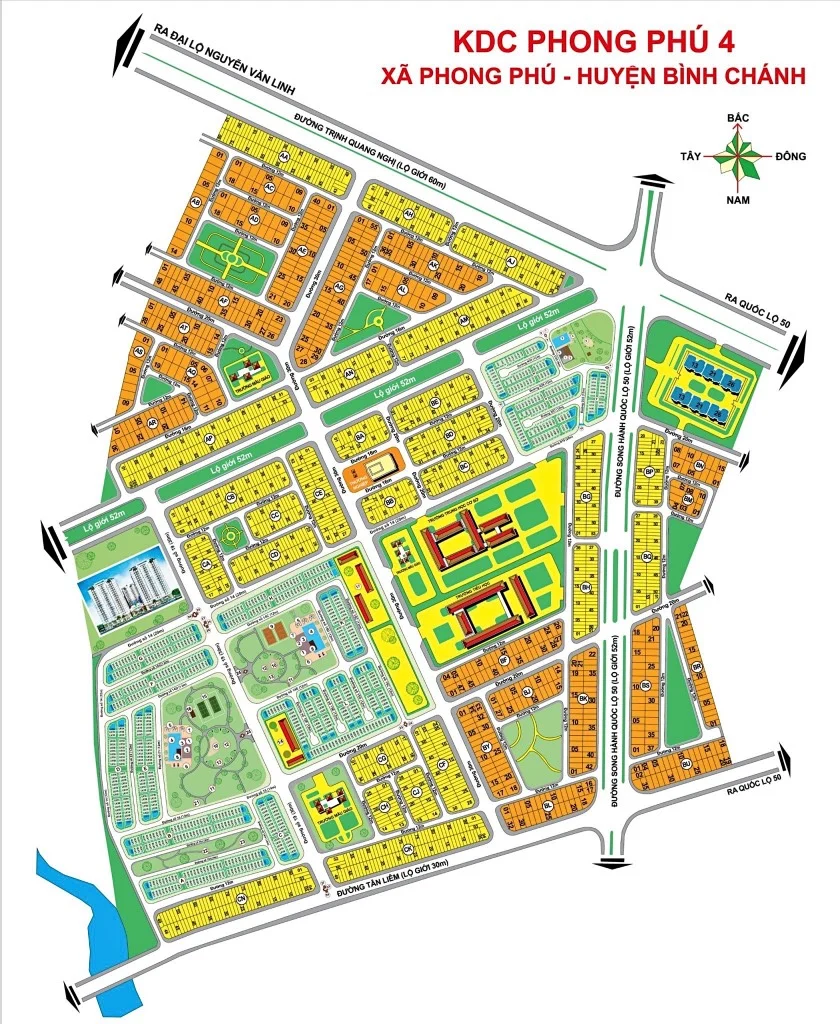 Bán đất KDC Phong Phú 4, Bình Chánh, đất ở đô thị, giá tốt trong phân khúc
