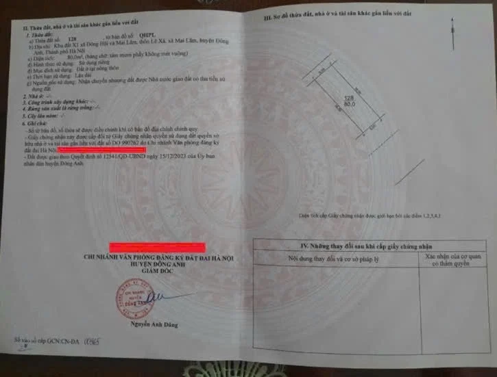 Bán đất tái định cư Đông Hội Đông Anh, đường đôi 30m, vị trí tiềm năng, giá đầu tư