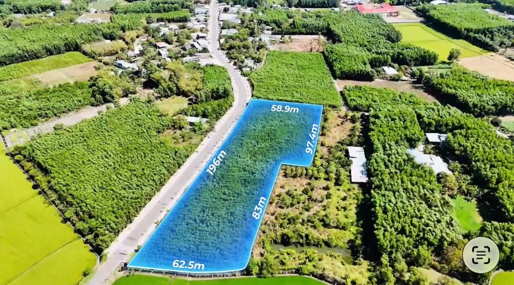 Bán đất Phước Long Thọ, Đất Đỏ, 11410m2 đường nhựa vỉa hè rộng 17m, ngang 196x62m sổ hồng riêng