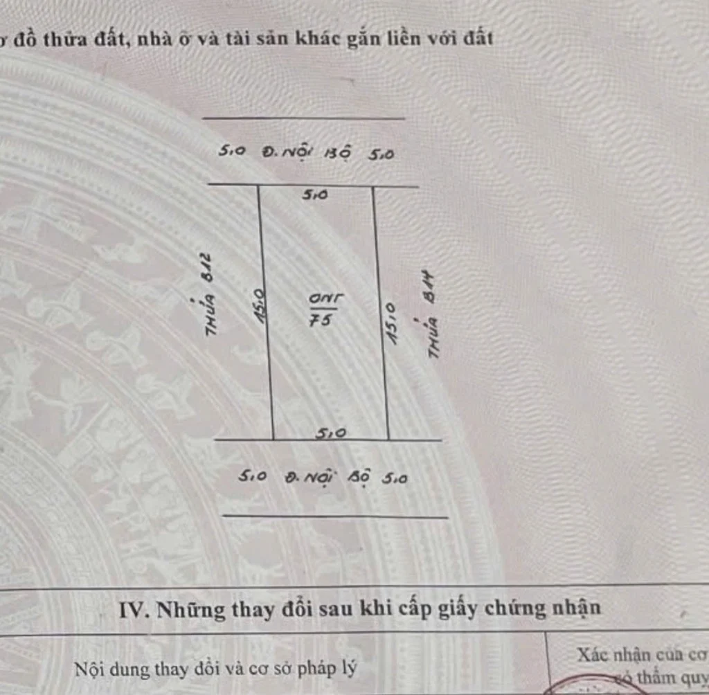 Bán đất chợ Cá Nam Phương, Tiến Chương Mỹ, 75m2 2 mặt ngõ, giá nhỉnh 2 tỷ