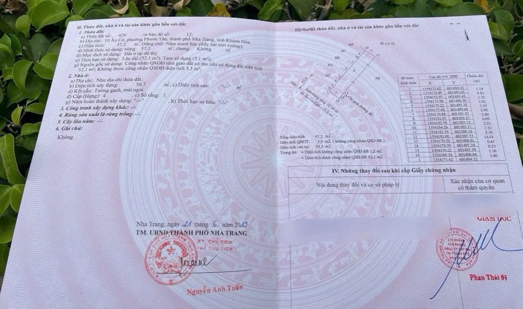 Bán nhà 2 tầng mặt tiền Âu Cơ, Nha Trang, DT 57,2m2 thuận tiện kinh doanh, giá 7.99 tỷ