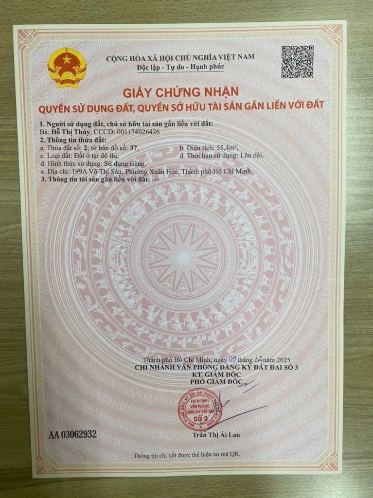 Bán nhà mặt tiền đường Võ Thị Sáu, Quận 3, nhà 3 lầu mới, HĐT 50tr/th, giá 13,5 tỷ