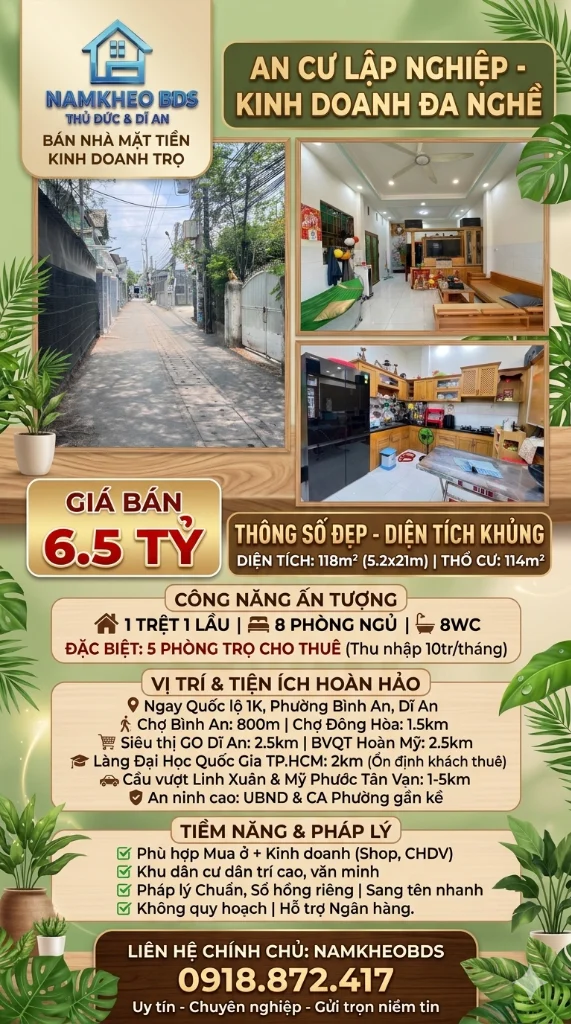Bán nhà Quốc lộ 1K Dĩ An Bình Dương, dt 118m2 1 trệt 1 lầu, giá 6.5 tỷ vừa ở vừa Tối thời điểm hiện tại trang chủ okvip có bao nhiều trang thành viên được hiện thị trên trang chủ