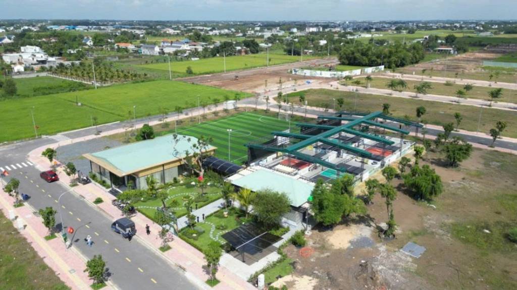 Bán đất Khu đô thị An Huy Mỹ Việt, Long An 85m2 sổ hồng riêng giá 23 triệu/m2