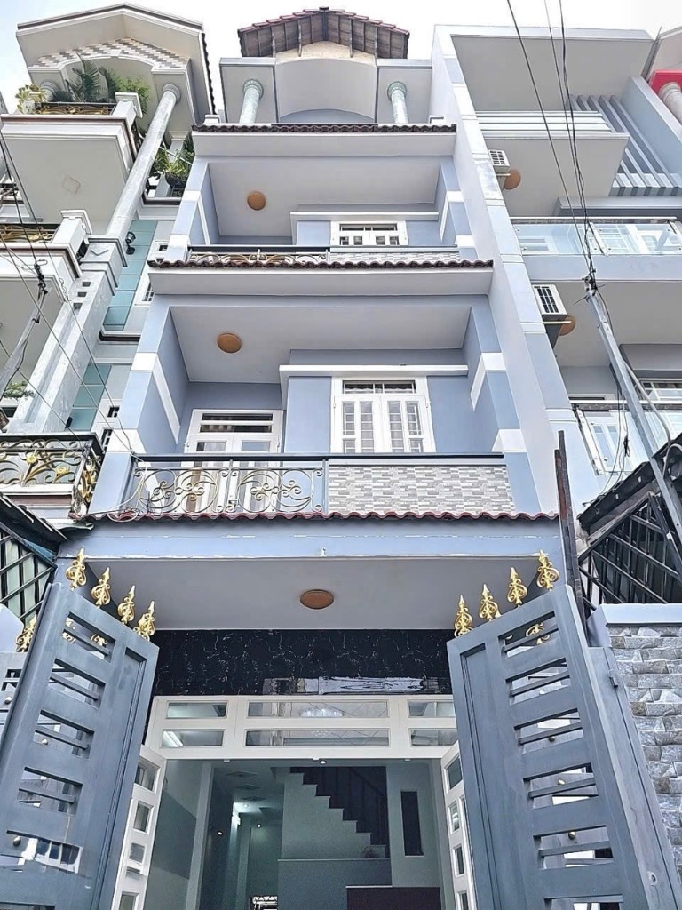Bán nhà 2 mặt tiền Hương Lộ 2, Bình Tân, hẻm xe hơi, 68m2 ngang 4x17m, 4 tầng 4PN 4WC