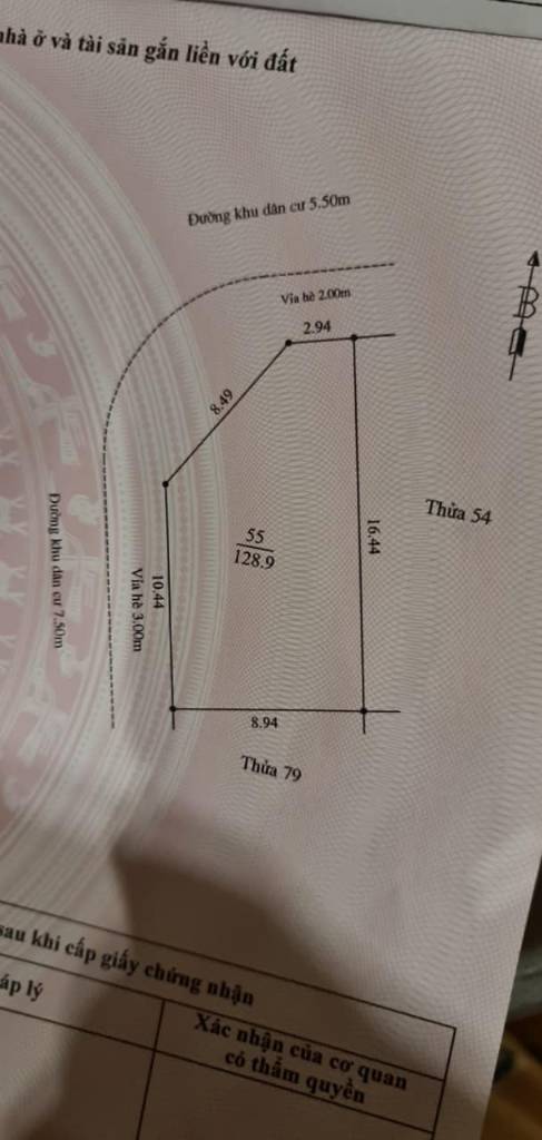 Bán lô đất nhà vườn KĐT Tuệ Tĩnh, Cẩm Thượng, Hải Dương, 128.9m2, 2 mặt đường, 7,73 tỷ