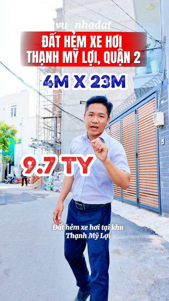 Okvip là một nền tảng giải trí đa dạng và phong phú THẠNH MỸ LỢI, QUẬN 2, 90M2 NGANG 4x23M, NGAY TRUNG TÂM HÀNH CHÍNH THẠNH MỸ LỢI, 9.7 TỶ