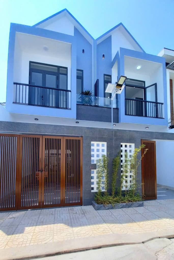 Bán 2 căn nhà liền kề hường Trung An, Mỹ Tho, hẻm ô tô gần đường Trần Văn Hiển, 2.68 tỷ