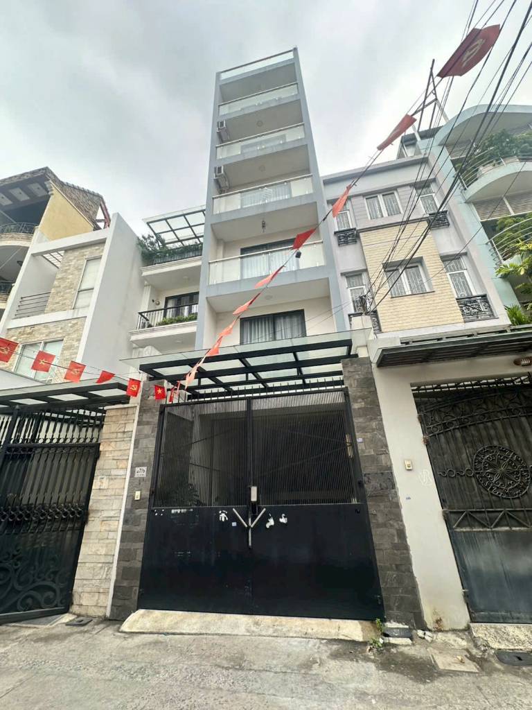Bán tòa CHDV cao cấp Võ Thị Sáu, Quận 1, hầm 6 tầng, full phòng thu nhập 100tr/tháng, 28 tỷ TL