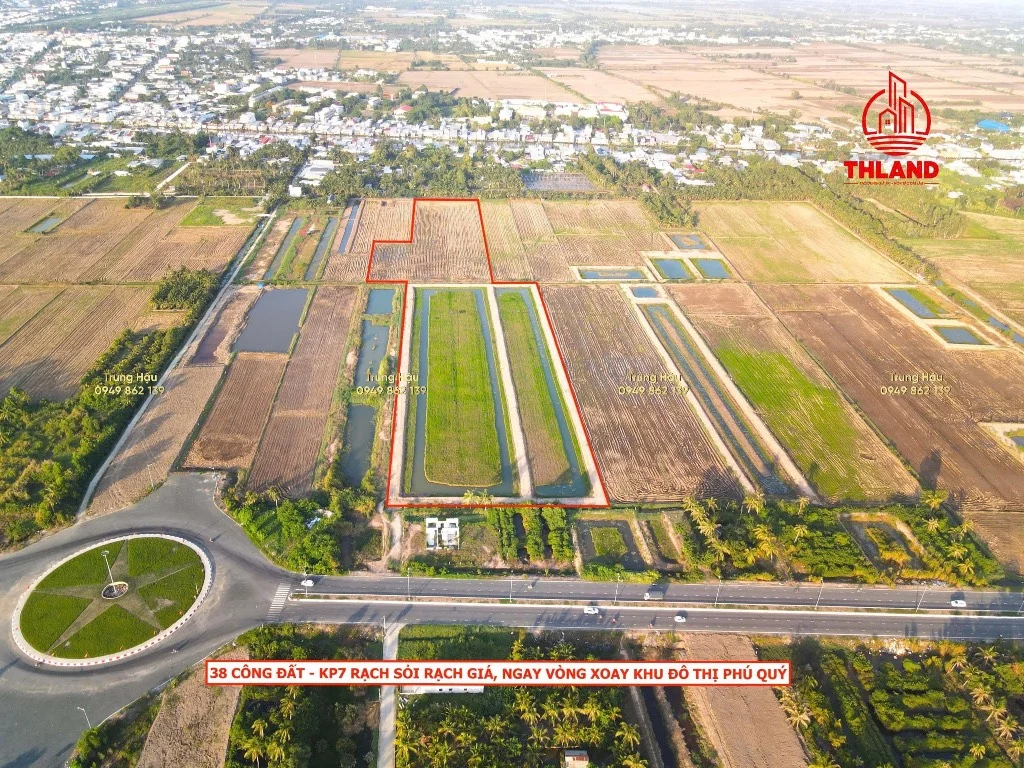 Bán đất nhánh 3 Tháng 2, ngay vòng xoay KĐT Phú Quý, lộ 5,5m ngang 86x445m, quy hoạch Hoatdongokvip ưu đãi hấp dẫn