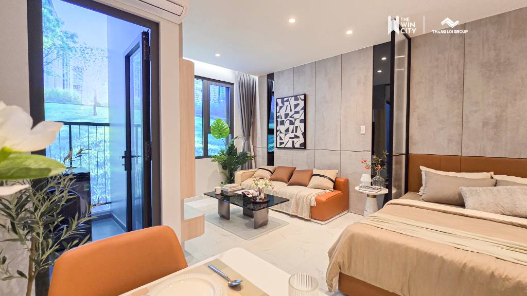 Bán Okevip hiện đang mở The Win City, Đức Hòa, Long An, dt  32m2, Nội thất đầy đủ