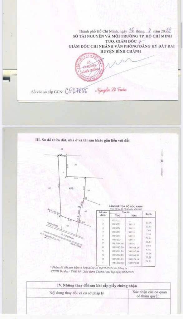 Bán đất 1700m2 Okvip có báo nhiều trang xây mới tại Hưng Nhơn, Bình Chánh - giấy tờ hợp lệ, giá tốt
