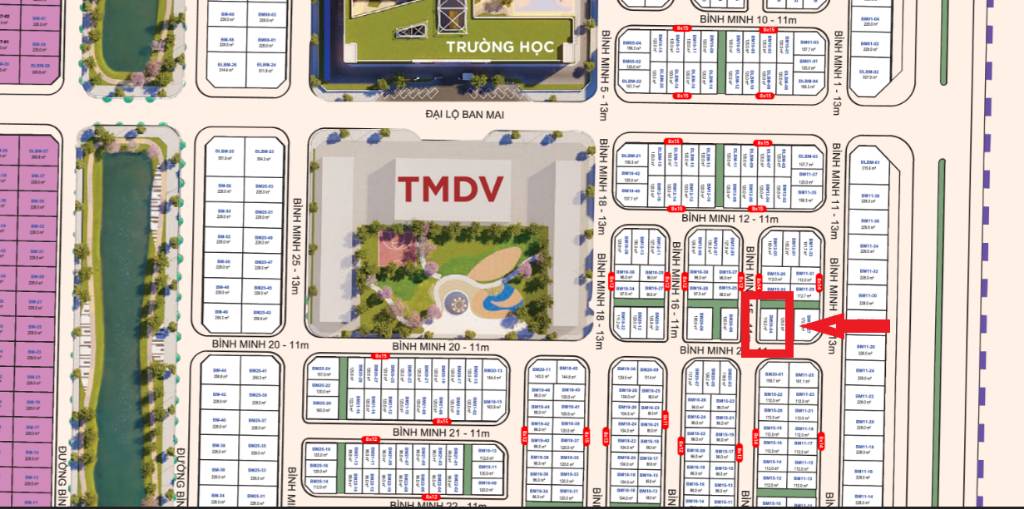Bán liền kề Vinhomes Wonder City, góc Bình Minh 20, trục đường thông, gần vườn hoa