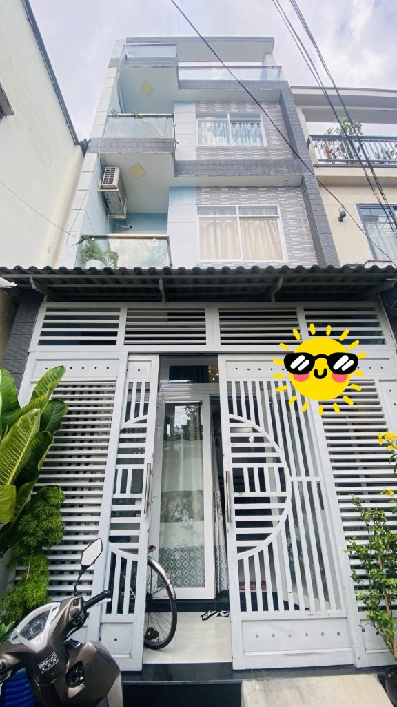 Bán nhà Quang Trung, 4.6x11m 4 tầng đúc 4 phòng nhà mới ở ngay, hẻm 1 trục xe hơi cạnh nhà, chỉ 6.3 tỷ tl