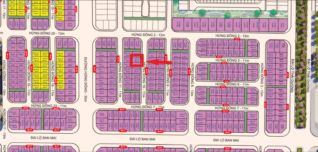 Bán biệt thự Vinhomes Wonder City, Hừng Đông 10, 96m2, khu mở giá thấp