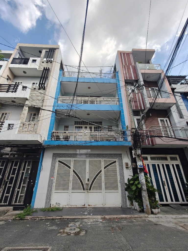 Bán nhà đường 8m, 4 tầng, 6x14m, Phan Văn Trị, Bình Thạnh, không quy hoạch, lộ giới, chỉ 11 tỷ