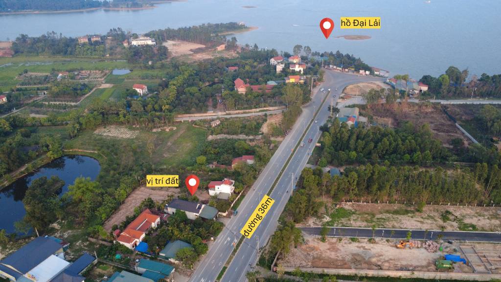 Bán đất Ngọc Thanh, Thành phố Phúc Yên, Vĩnh Phúc, sát hồ Đại Lải, giá chỉ 15tr/m2