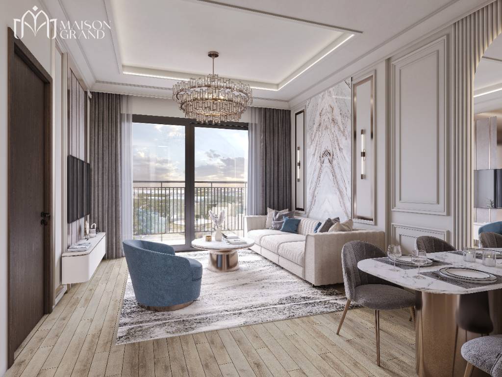 Bán căn hộ 3PN Maison Grand, QL51, nội thất cơ bản, ngân hàng cho vay 70%, giá chỉ 2,6 tỷ