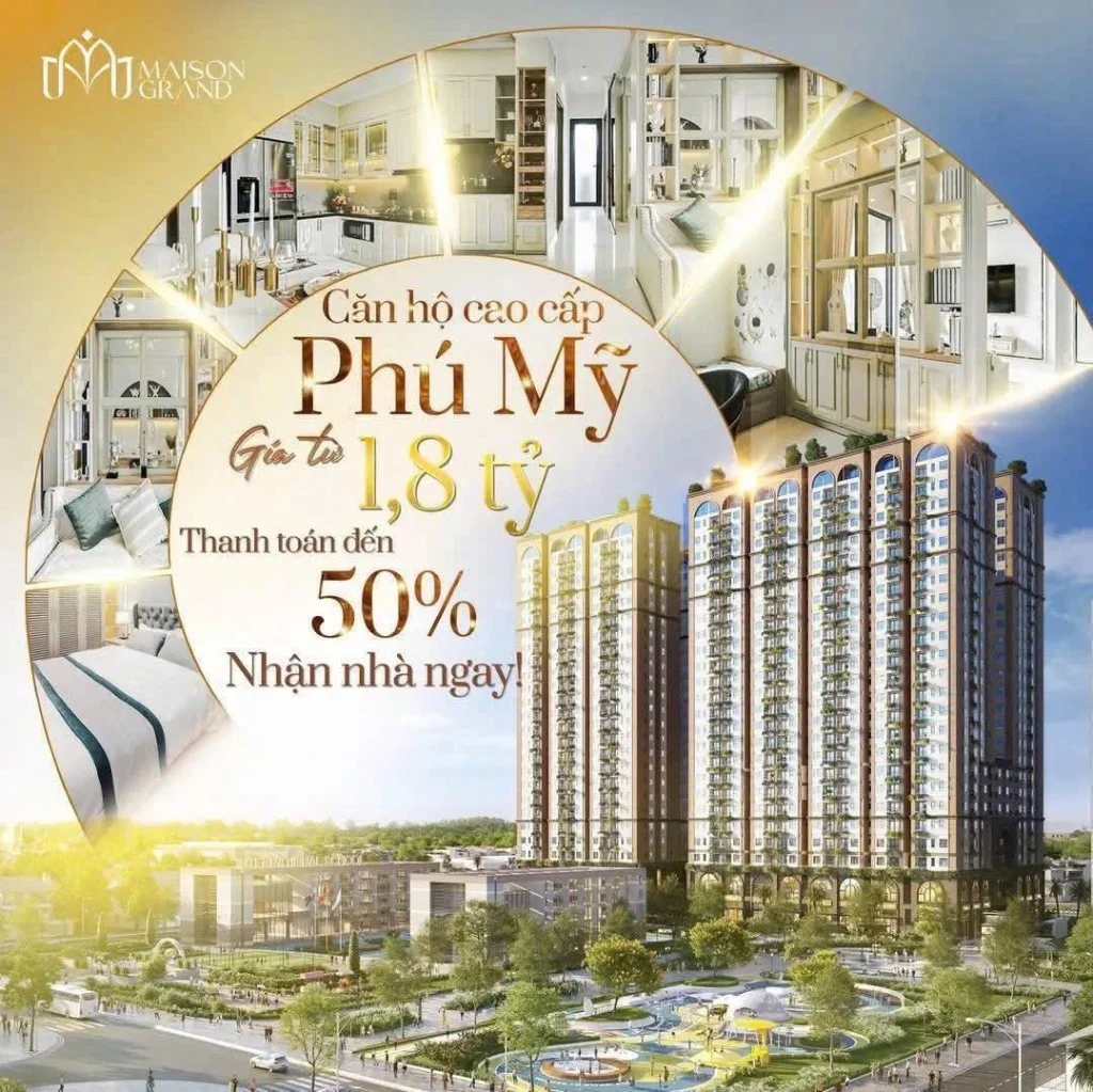BÁN CĂN HỘ PHÚ MỸ MAISON GRAND TUMYS HOMES