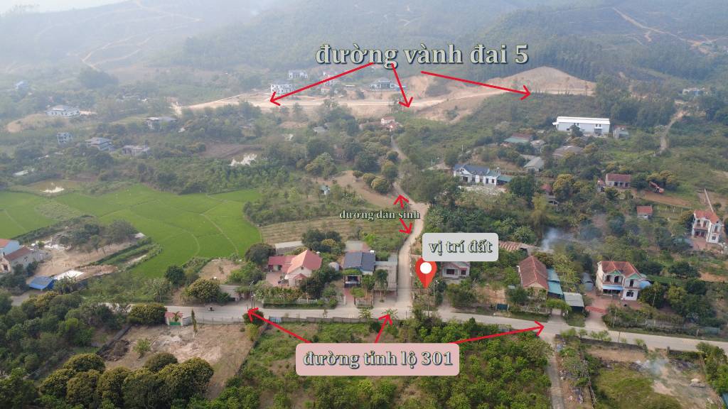 Bán lô đất Tỉnh Lộ 301, Ngọc Thanh, Vĩnh Phúc, full Hoatdongokvip ưu đãi hấp dẫn, đất 2 mặt tiền, giá TL