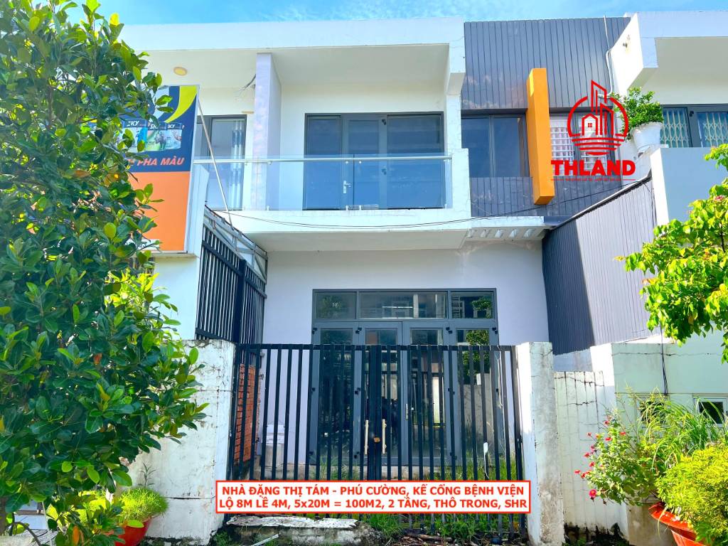 Bán nhà KDT Phú Cường, Đặng Thị Tám, ngay Bệnh viện Kiên Giang, 5×20m, 2 tầng, nhà thô SHR
