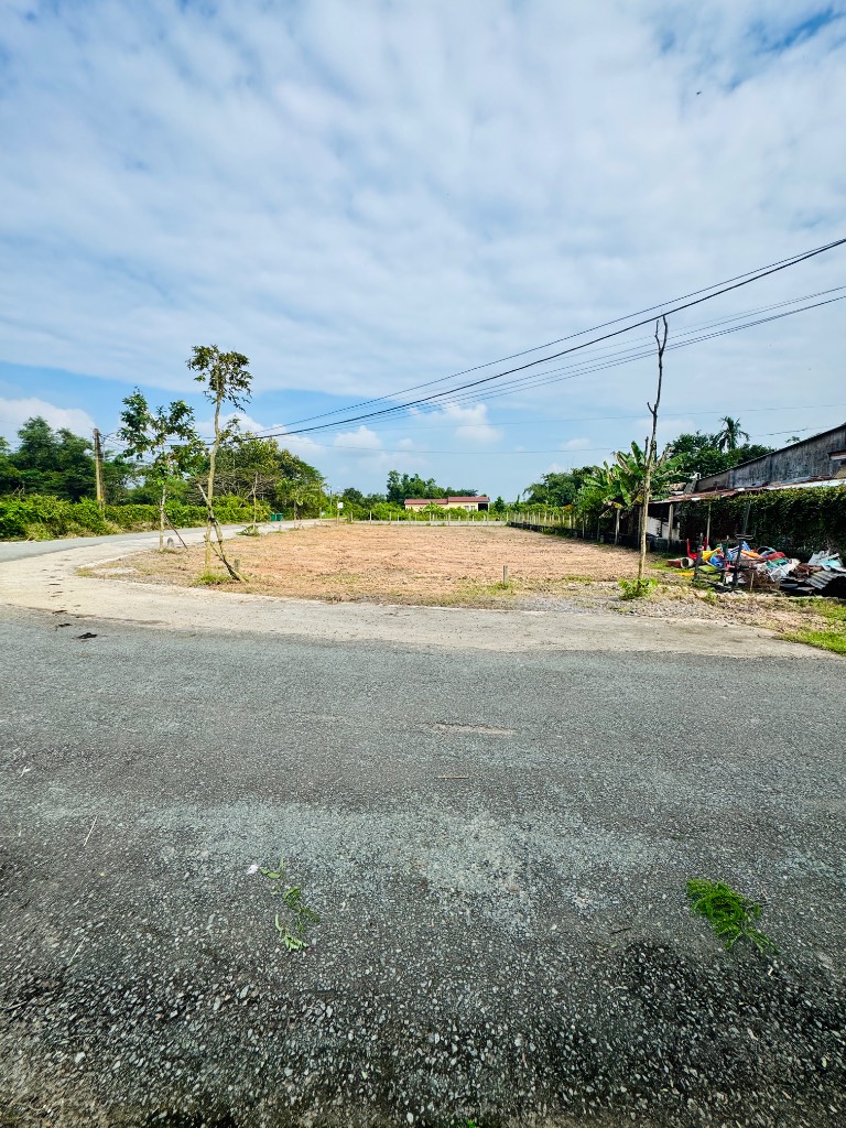 Bán đất Thái Mỹ, Củ chi, chỉ 1 lô 107m2, góc 2 mặt tiền đường nhựa 6m, cách QL22 2km