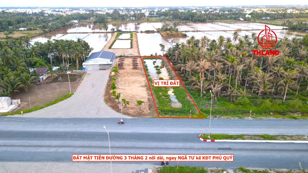Bán đất mặt tiền 3/2, ngay KĐT Phú Quý, 588m2 Hoatdongokvip ưu đãi hấp dẫn, lộ 38m, dt 18.5x82m nền cao SHR