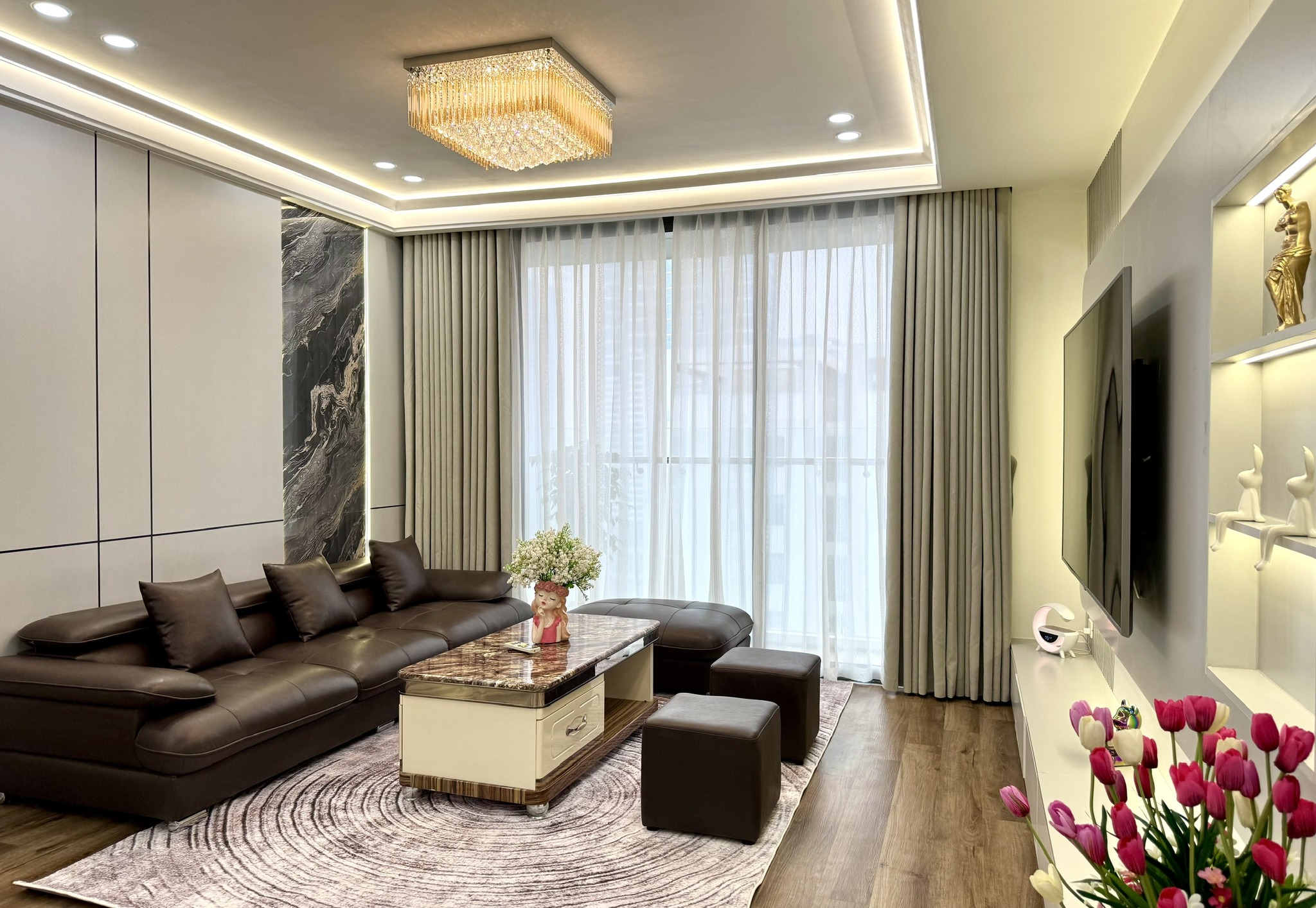 Tối thời điểm hiện tại trang chủ okvip có bao nhiều trang thành viên được hiện thị trên trang chủ căn hộ 3PN Handi Resco Lê Văn Lương, 86,3m2, giá 23 triệu/tháng