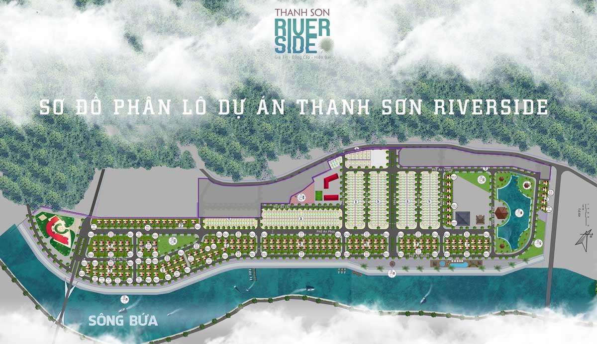 Bán đất nền Ok88vip Tải Ứng Dụng Thanh Sơn Riverside, giá 1 tỷ, 114m2, nhiều tiện ích đẹp